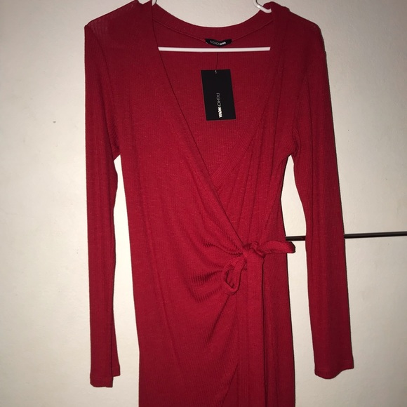 natasha wrap dress fashion nova